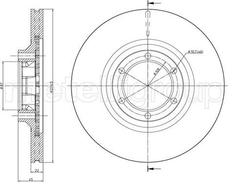 Fri.Tech. BD0353 - Əyləc Diski furqanavto.az