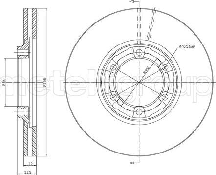 Fri.Tech. BD0364 - Əyləc Diski furqanavto.az