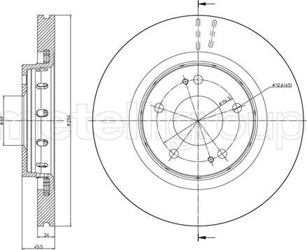 Fri.Tech. BD0366 - Əyləc Diski furqanavto.az