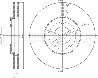 Fri.Tech. BD0361 - Əyləc Diski furqanavto.az