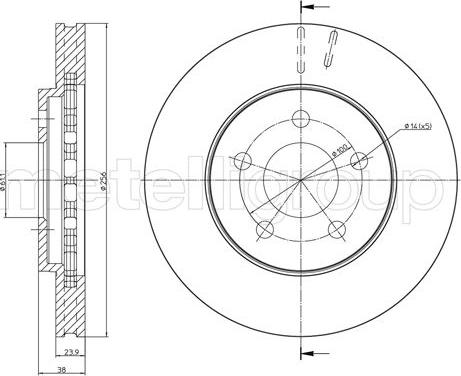 Fri.Tech. BD0362 - Əyləc Diski furqanavto.az