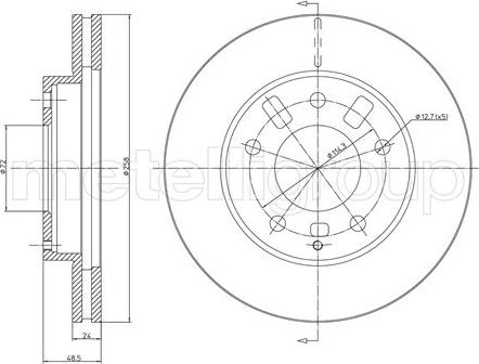 Fri.Tech. BD0302 - Əyləc Diski furqanavto.az