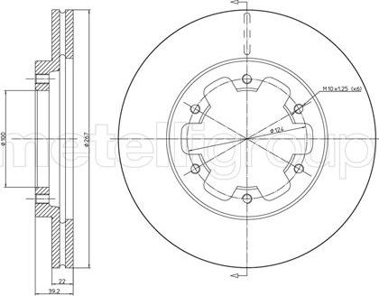 Fri.Tech. BD0316 - Əyləc Diski furqanavto.az