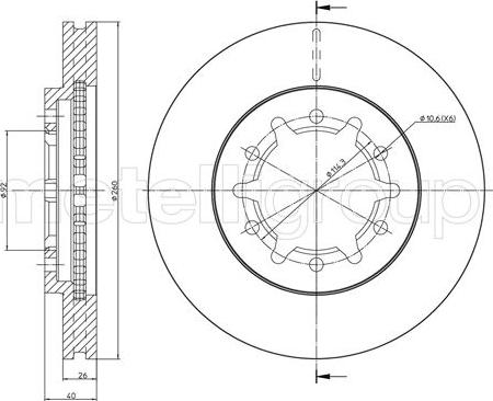 Fri.Tech. BD0386 - Əyləc Diski furqanavto.az