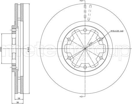 Fri.Tech. BD0382 - Əyləc Diski furqanavto.az