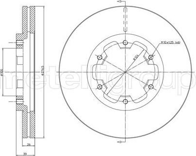 Fri.Tech. BD0335 - Əyləc Diski furqanavto.az