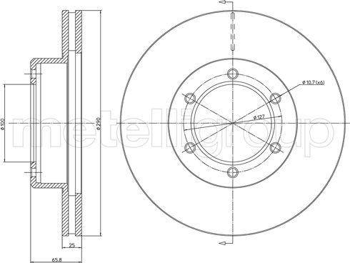 Fri.Tech. BD0379 - Əyləc Diski furqanavto.az