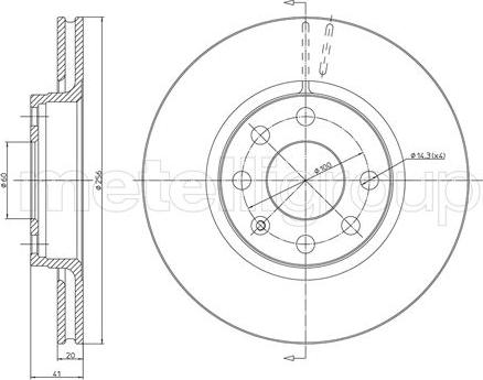 Fri.Tech. BD0265 - Əyləc Diski furqanavto.az