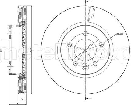 Fri.Tech. BD0206 - Əyləc Diski furqanavto.az