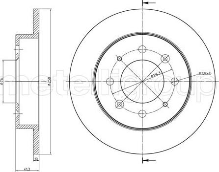 Fri.Tech. BD0200 - Əyləc Diski furqanavto.az