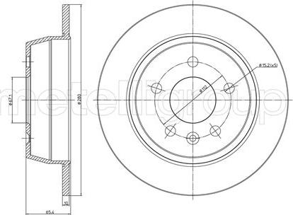 Fri.Tech. BD0202 - Əyləc Diski furqanavto.az