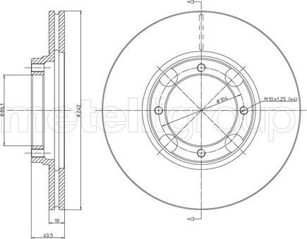 Fri.Tech. BD0288 - Əyləc Diski furqanavto.az