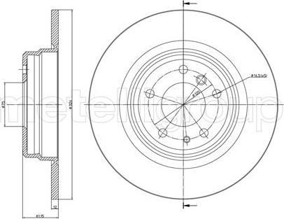 Fri.Tech. BD0222 - Əyləc Diski furqanavto.az