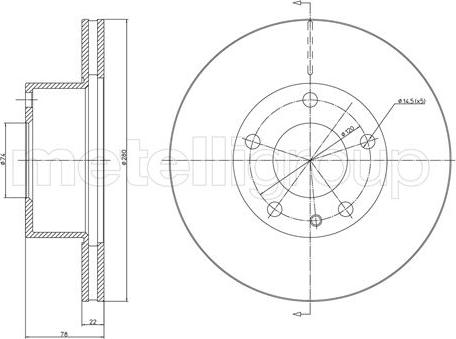 Fri.Tech. BD0276 - Əyləc Diski furqanavto.az