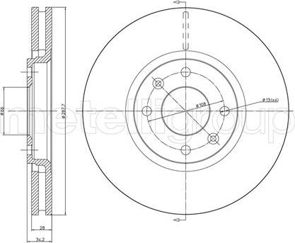 Fri.Tech. BD0794 - Əyləc Diski furqanavto.az