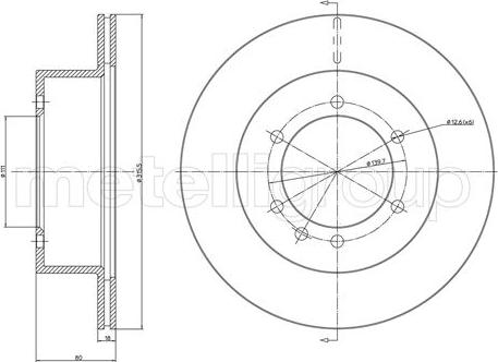 Fri.Tech. BD0798 - Əyləc Diski furqanavto.az