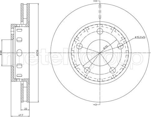 Fri.Tech. BD0740 - Əyləc Diski furqanavto.az