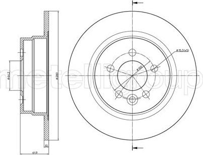 Fri.Tech. BD0764 - Əyləc Diski furqanavto.az