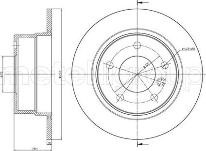 Fri.Tech. BD0705 - Əyləc Diski furqanavto.az