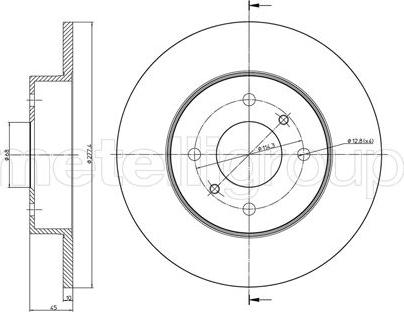 Fri.Tech. BD0701 - Əyləc Diski furqanavto.az