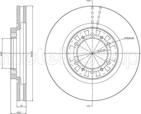 Fri.Tech. BD0714 - Əyləc Diski furqanavto.az