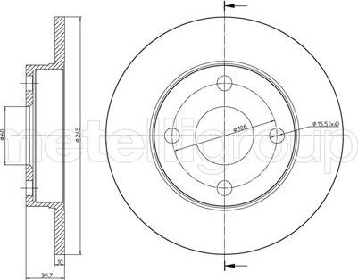 Fri.Tech. BD0711 - Əyləc Diski furqanavto.az