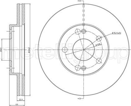 Fri.Tech. BD0780 - Əyləc Diski furqanavto.az