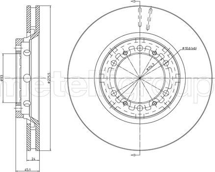 Fri.Tech. BD0731 - Əyləc Diski furqanavto.az