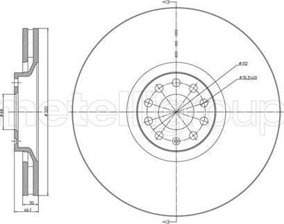 Fri.Tech. BD0738 - Əyləc Diski furqanavto.az