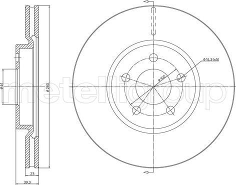 Fri.Tech. BD0726 - Əyləc Diski furqanavto.az