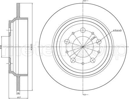 Fri.Tech. BD0772 - Əyləc Diski furqanavto.az