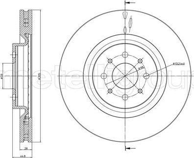 Fri.Tech. BD1444 - Əyləc Diski furqanavto.az