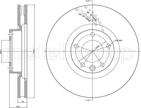 Fri.Tech. BD1448 - Əyləc Diski furqanavto.az