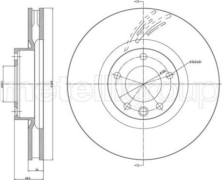 Fri.Tech. BD1447 - Əyləc Diski furqanavto.az