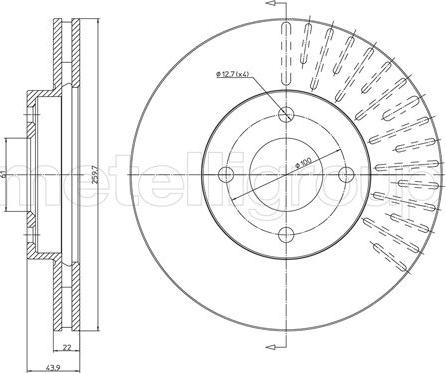 Fri.Tech. BD1455 - Əyləc Diski furqanavto.az