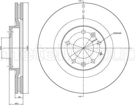 Fri.Tech. BD1451 - Əyləc Diski furqanavto.az