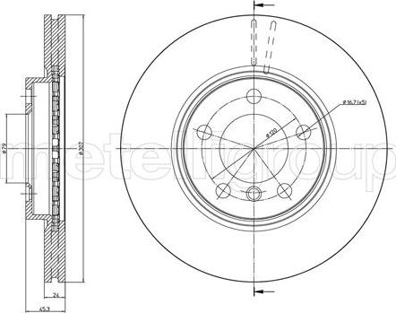 Fri.Tech. BD1453 - Əyləc Diski furqanavto.az