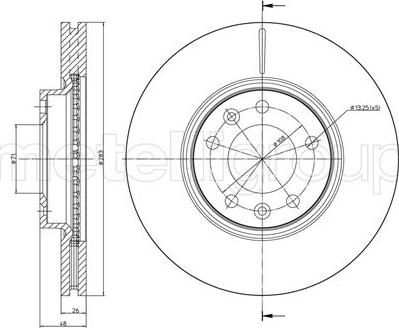 Fri.Tech. BD1457 - Əyləc Diski furqanavto.az