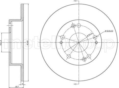 Fri.Tech. BD1469 - Əyləc Diski furqanavto.az