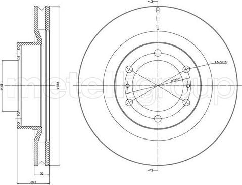 Fri.Tech. BD1464 - Əyləc Diski furqanavto.az