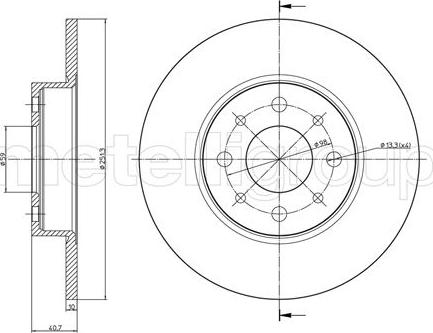 Fri.Tech. BD1466 - Əyləc Diski furqanavto.az