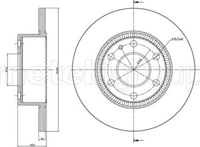 Fri.Tech. BD1405 - Əyləc Diski furqanavto.az