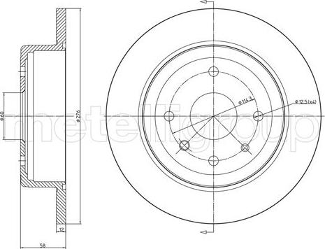 Fri.Tech. BD1401 - Əyləc Diski furqanavto.az