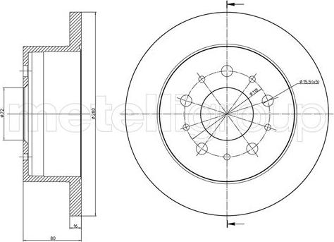 Fri.Tech. BD1403 - Əyləc Diski furqanavto.az