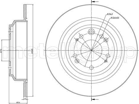 Fri.Tech. BD1407 - Əyləc Diski furqanavto.az