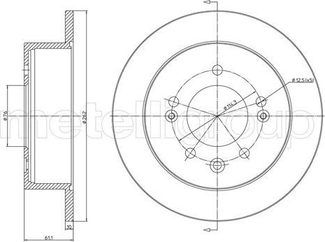 Fri.Tech. BD1410 - Əyləc Diski furqanavto.az