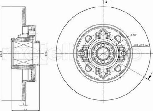 Fri.Tech. BD1480 - Əyləc Diski furqanavto.az