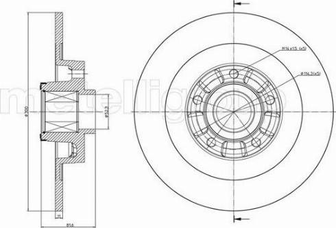 Fri.Tech. BD1430 - Əyləc Diski furqanavto.az