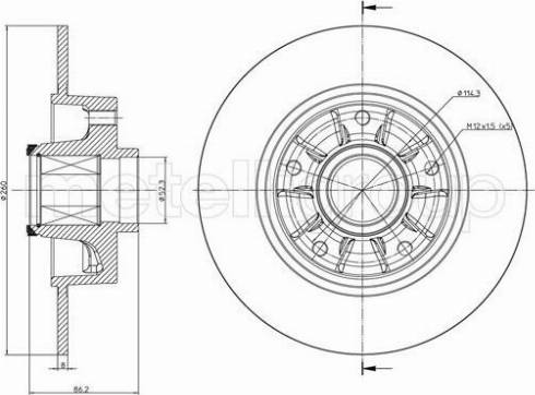 Fri.Tech. BD1431 - Əyləc Diski furqanavto.az