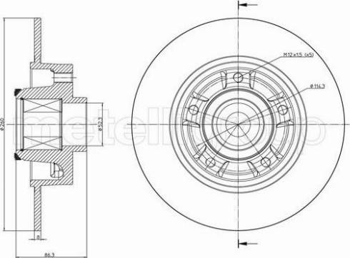 Fri.Tech. BD1432 - Əyləc Diski furqanavto.az